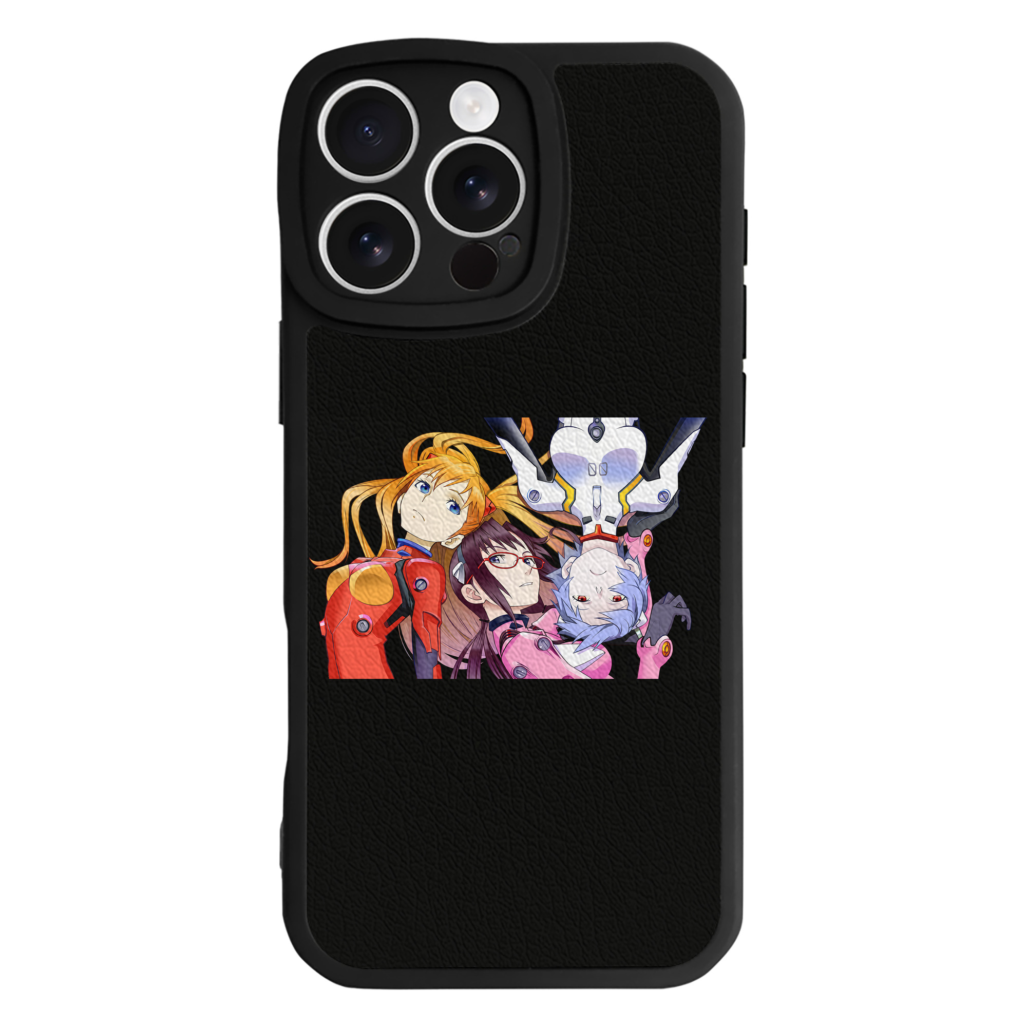 （画像用） EVA 新世紀エヴァンゲリオン 【iPhone 16シリーズ対応】シリコンスマホケース（レザー調） 材質：シリコン
